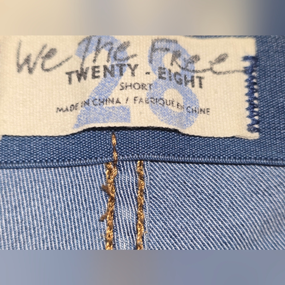 We The Free People Mid-Rise Penny Flare Stretch Denim Jeans Women's Size 28 - Picture 7 of 10